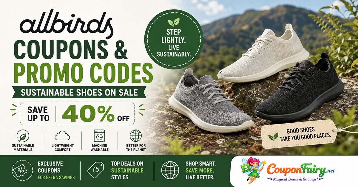 Allbirds Coupons & Promo Codes — Sustainable Shoes on Sale | CouponFairy