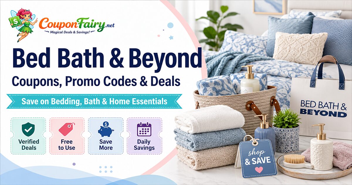 Bed Bath & Beyond Coupons, Promo Codes & Deals | CouponFairy