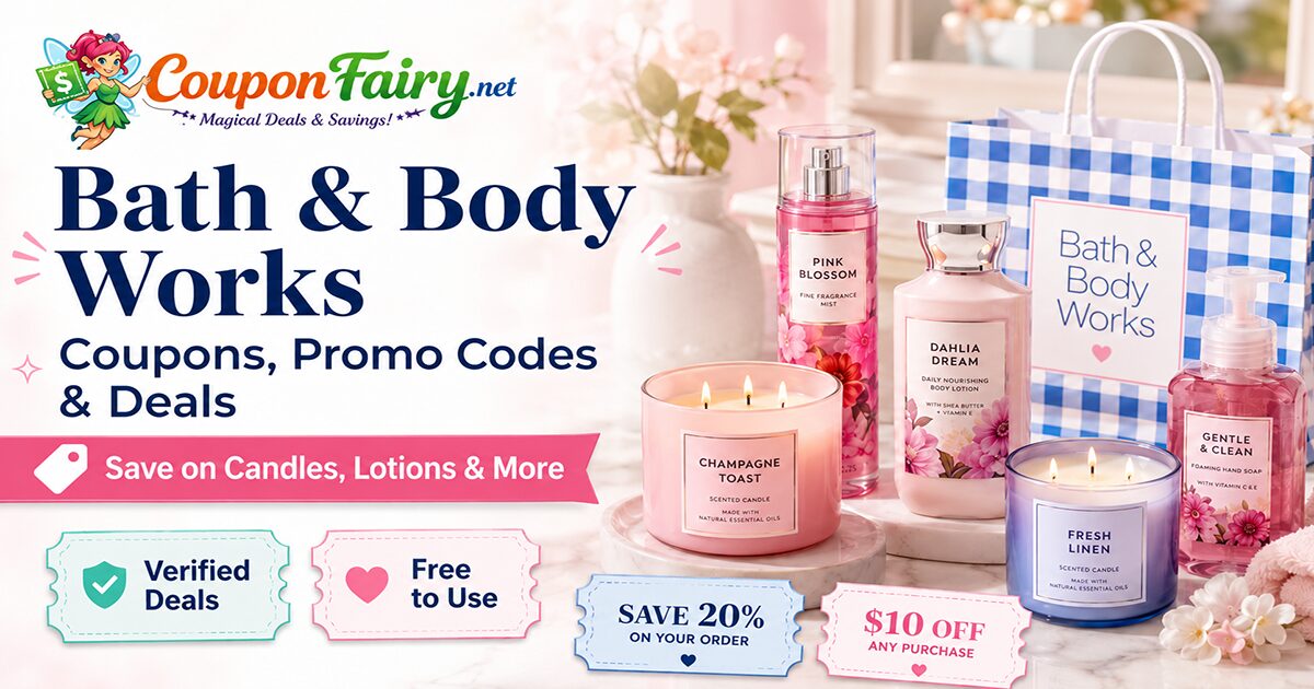 Bath & Body Works Coupons, Promo Codes & Deals | CouponFairy