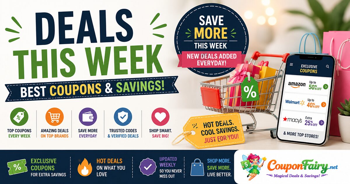 Deals This Week — Best Coupons & Savings | CouponFairy