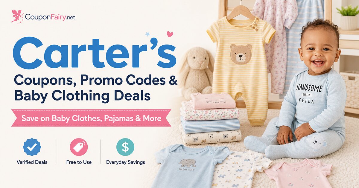 Carter’s Coupons, Promo Codes & Baby Clothing Deals | CouponFairy