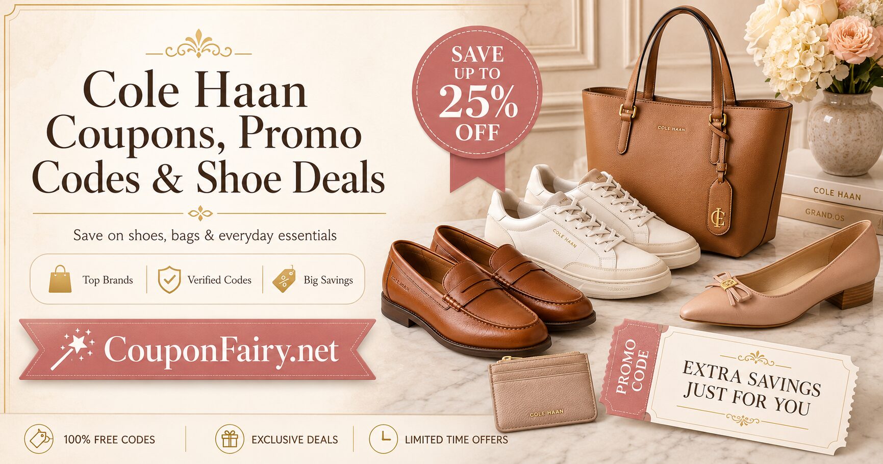 Cole Haan Coupons, Promo Codes & Shoe Deals | CouponFairy