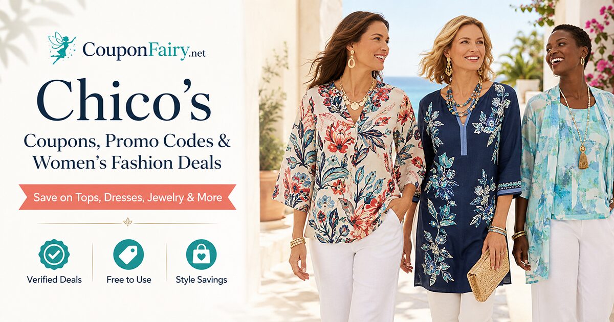 Chico’s Coupons, Promo Codes & Women’s Fashion Deals | CouponFairy
